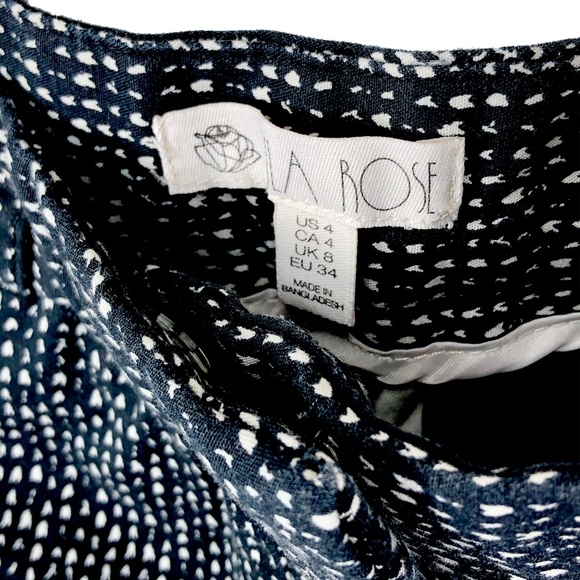 Lila Rosa Black & White High Waisted Printed Short - Picture 4 of 5